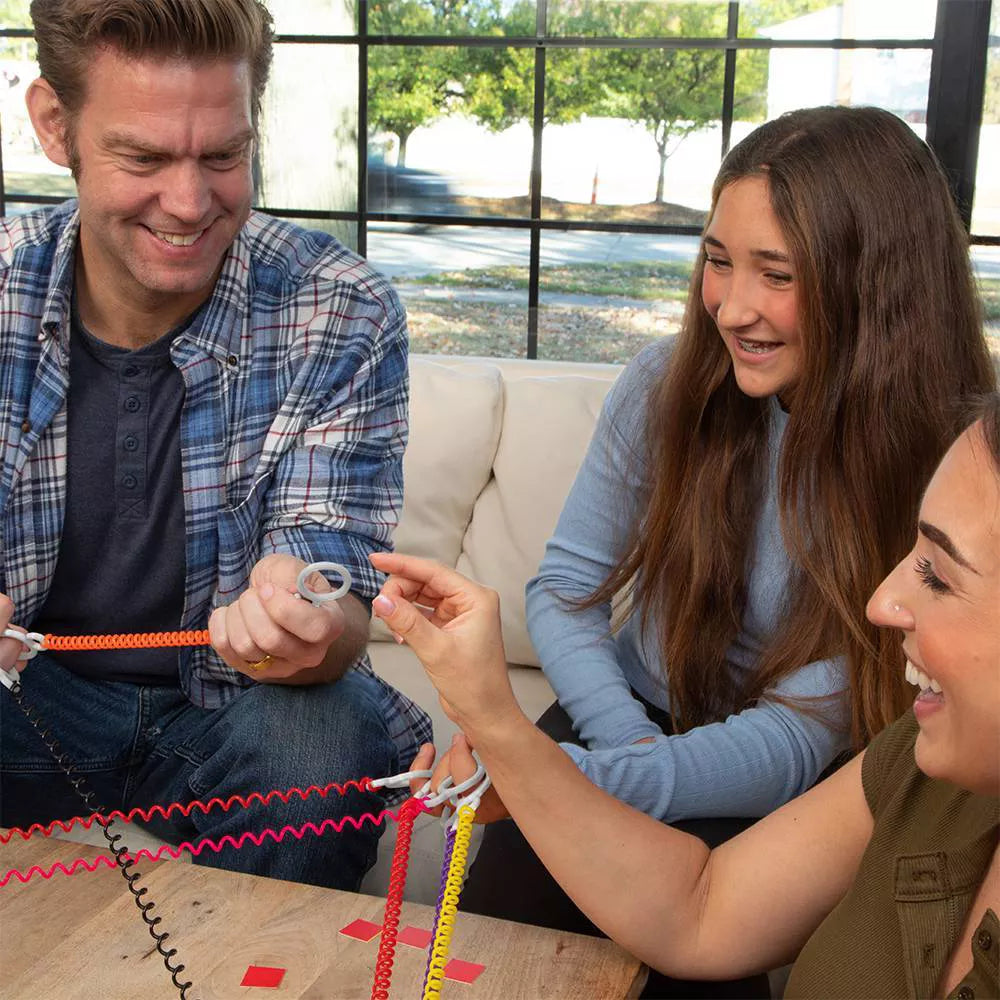 🎉 50% OFF! Family Ties Game with Funny Questions & Colorful Connection Ties