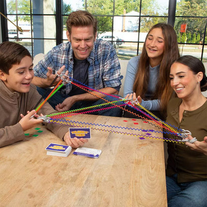🎉 50% OFF! Family Ties Game with Funny Questions & Colorful Connection Ties
