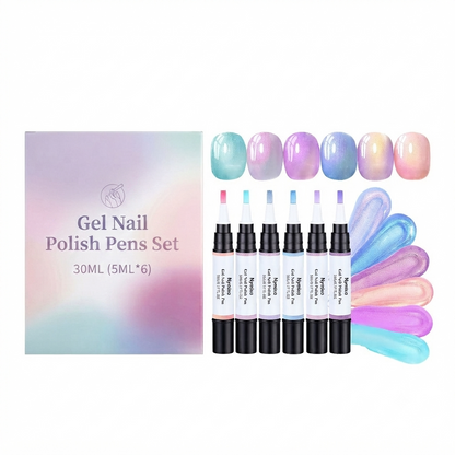 ✨ Viral Nail Trend | 3-in-1 Cat Eye Gel Nail Polish Pen Kit