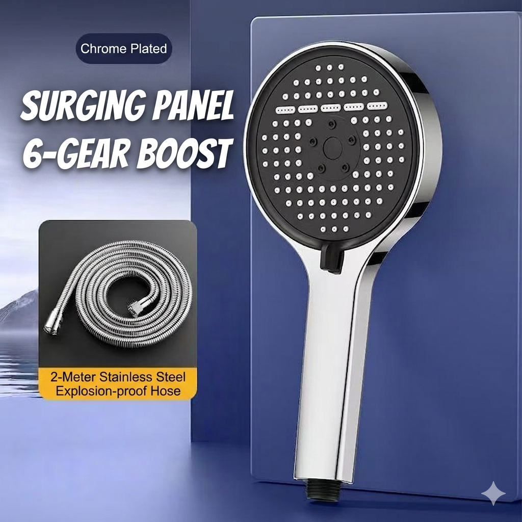 June Hot Selling! 🔥50% OFF🔥 - 7-Mode Pressurized Rain Shower Head