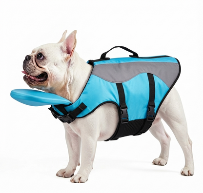 🐕‍🦺 Premium Dog Life Jacket – Maximum Buoyancy, High-Vis Reflective Trim & Top Rescue Grab Handle (XS–XL)