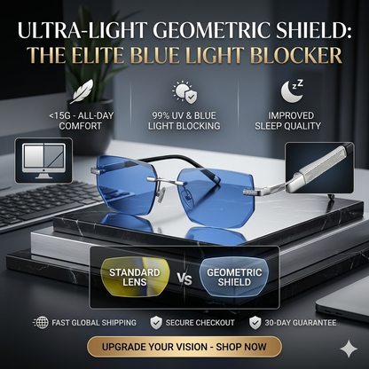 ✨ Auto-Focus Zoom Rimless Eyewear, Anti Blue Light Anti Glare Glasses Relieve Eye Strain for Screen & Outdoor