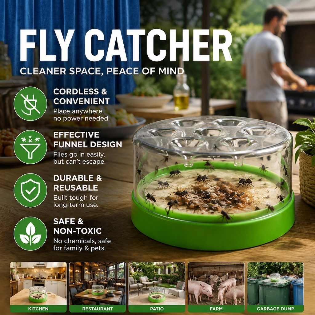 🔥 Save 50% Today! Keep Flies Away Naturally — No Electricity, No Toxic Sprays, Reusable Design!