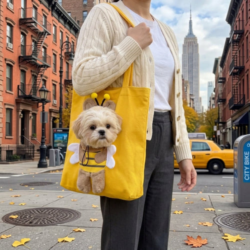 🐶🐱 Portable Pet Carrier Tote Bag – Comfortable Travel Bag for Dogs & Cats