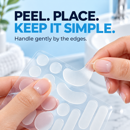 ✨ Hydrocolloid Pimple Patch Kit – 312/609 Patches, 7 Sizes for Small & Large Areas