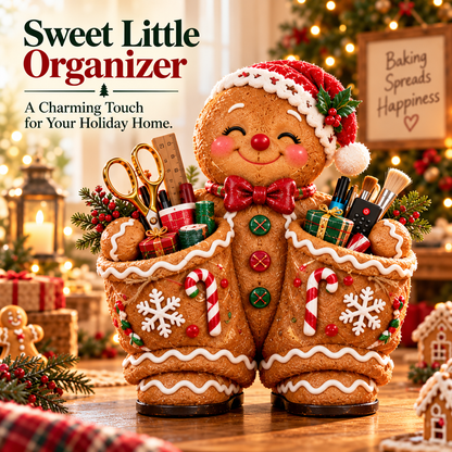 🔥 LAST DAY 50% OFF 🔥🎄 Christmas Little Helper Organizer Collection™ – Santa, Snowman, Reindeer & Gingerbread Multi-Purpose Holiday Storage Decor 🎁✨