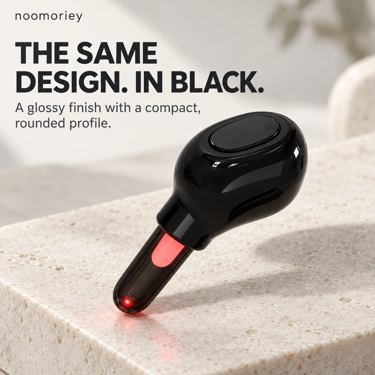 660nm Red Light Ear Device – Compact, Lightweight Design with 7-Minute Auto Shutoff