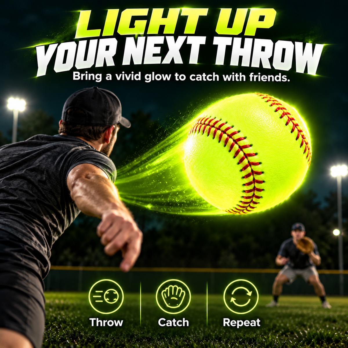 ⚾✨ 50% OFF — Glow Baseball for Brighter Game Nights