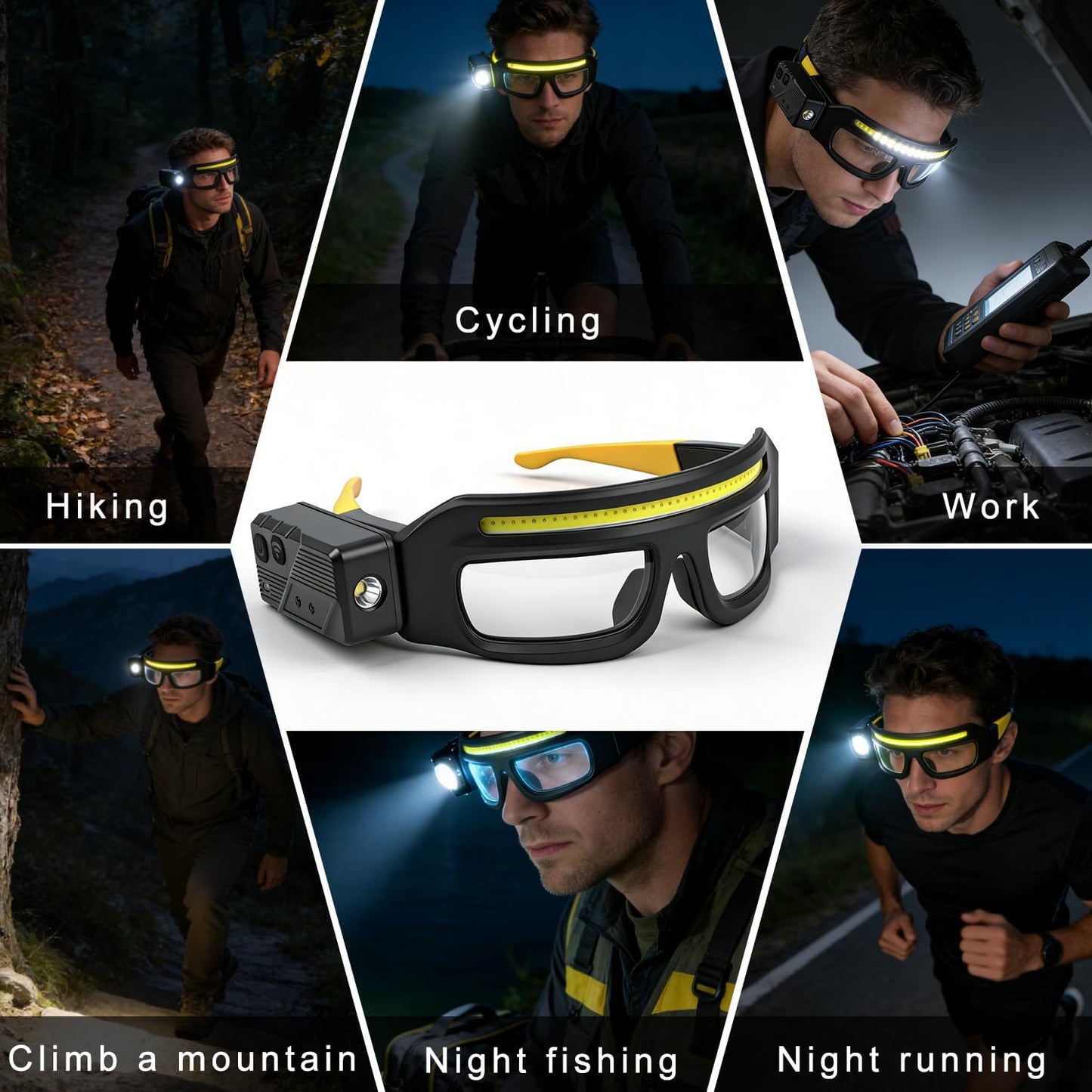 GripLux Auto - LED Headlight Glasses🔦🕶️