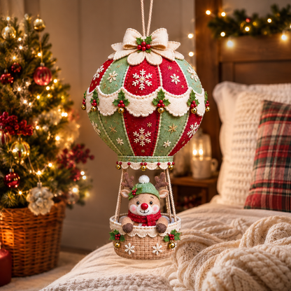 🎈 Christmas Hot Air Balloon Hanging DIY Kit