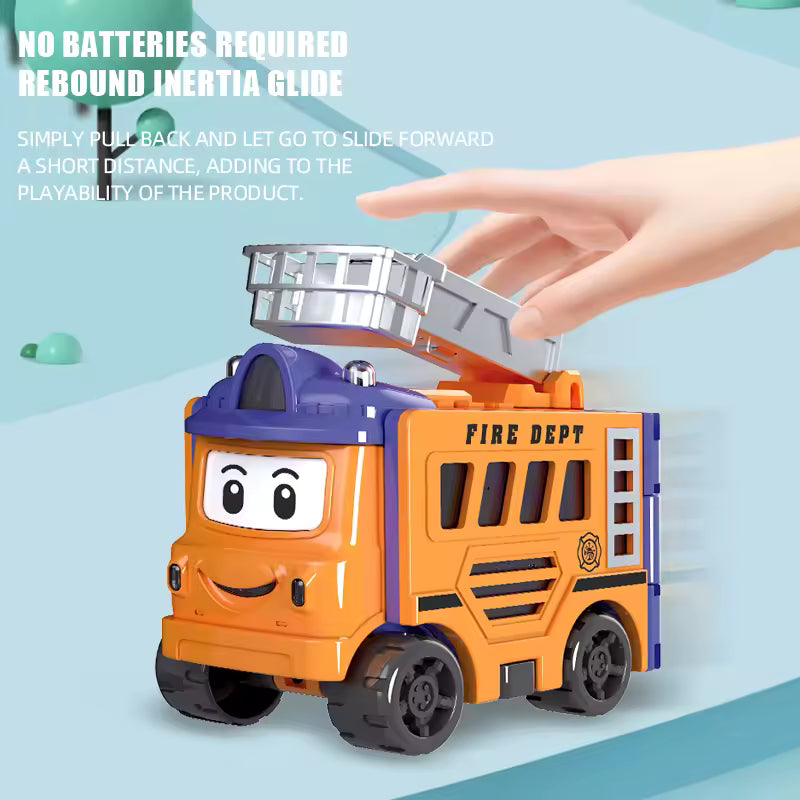 🚗✨Flip & Change Reverse Car | Cartoon Transformable Kids Toy