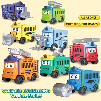 🚗✨Flip & Change Reverse Car | Cartoon Transformable Kids Toy