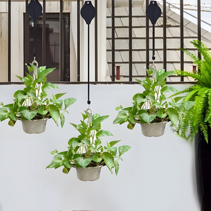 🌳Garden Plant Pulley Set for Hanging Baskets, Pots & Bird Feeders