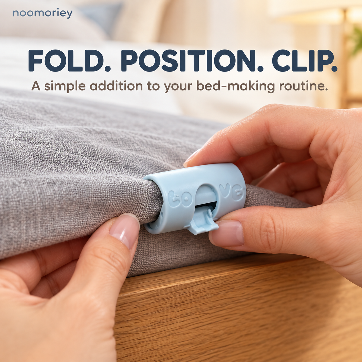 🛏️ 6 PCS Bed Sheet Holder Clips – Easy-Lock Fasteners for Neater, Stay-in-Place Bedding ✨