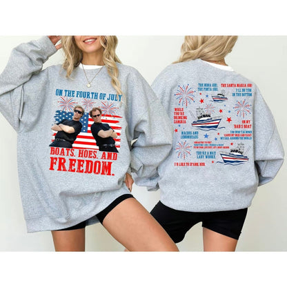 Boats Hoes And Freedom 4th Of July Parody Step Brothers T-Shirt/Sweatshirt/Hoodie