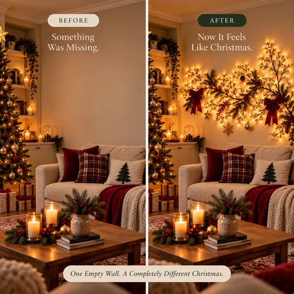 🎄 50% OFF Christmas Glow Vine Lights ✨ Flexible Wall Decor To Create Your Own Holiday Magic