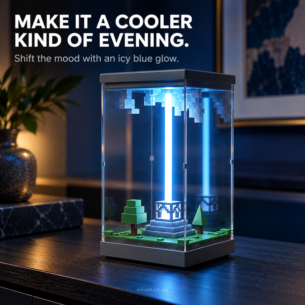 ✨ Miniature World RGB Lamp – Rechargeable Mood Light with Timer 🌈