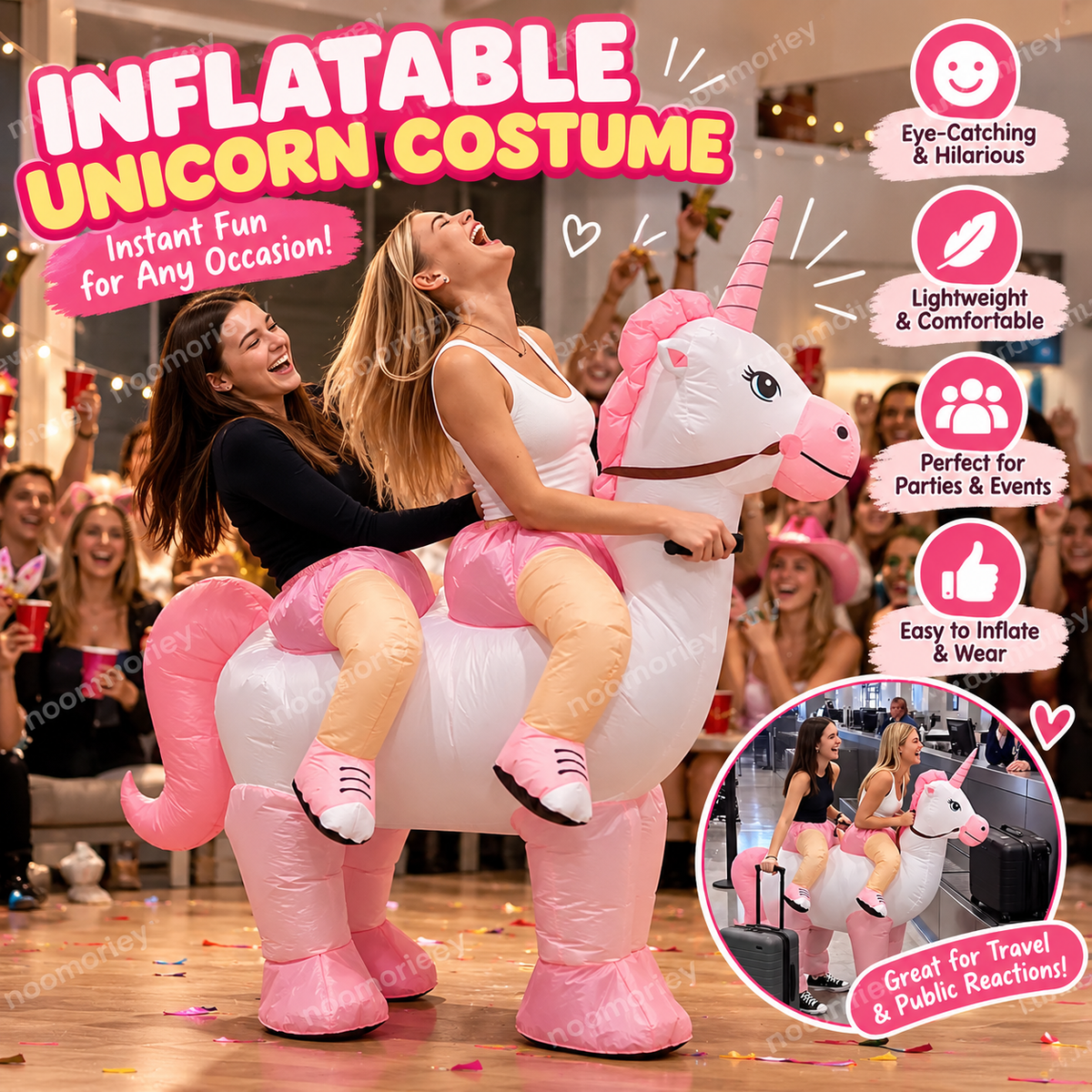 Inflatable Halloween Costume – Funny Dinosaur, T-Rex & Alien Party Costume