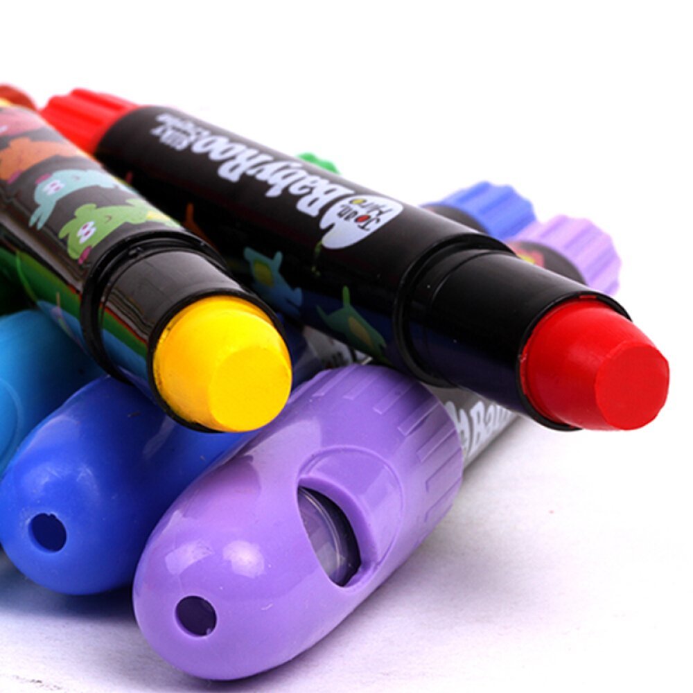BabyRoo Silky Washable Crayons 🎨🖍️✨ – Safe, Smooth & Easy to Clean!