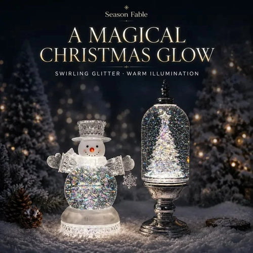 🎄 Musical Christmas Snow Globe Lantern – Glowing Lights & Swirling Snow