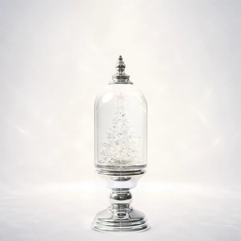 🎄 Musical Christmas Snow Globe Lantern – Glowing Lights & Swirling Snow