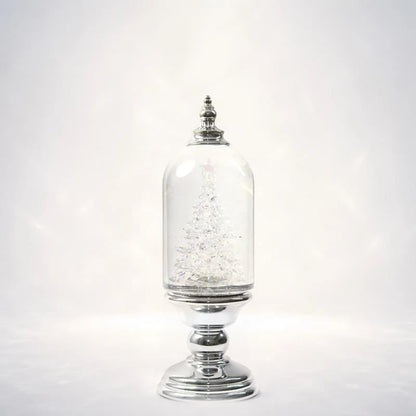 🎄 Musical Christmas Snow Globe Lantern – Glowing Lights & Swirling Snow