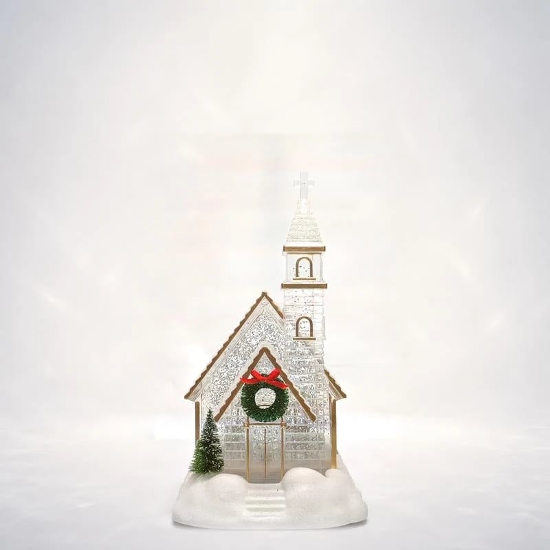 🎄 Musical Christmas Snow Globe Lantern – Glowing Lights & Swirling Snow