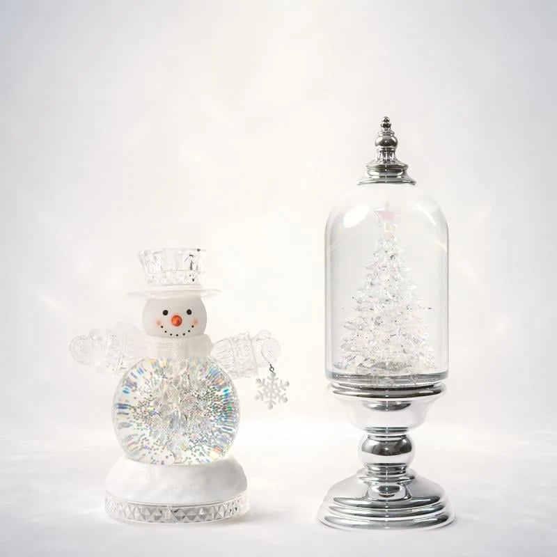 🎄 Musical Christmas Snow Globe Lantern – Glowing Lights & Swirling Snow