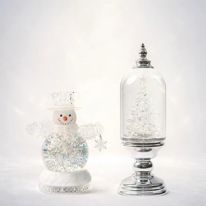 🎄 Musical Christmas Snow Globe Lantern – Glowing Lights & Swirling Snow