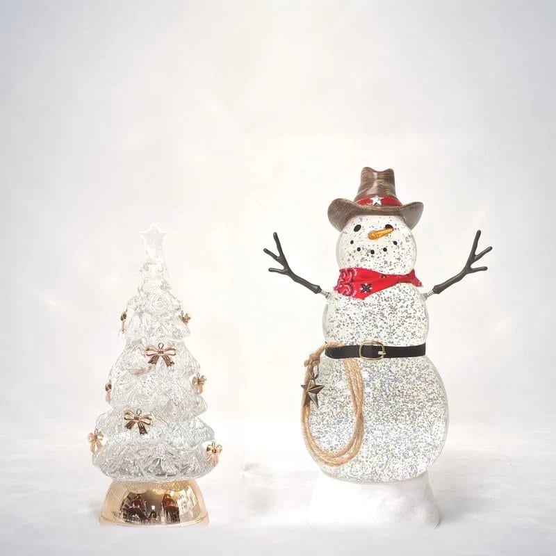 🎄 Musical Christmas Snow Globe Lantern – Glowing Lights & Swirling Snow