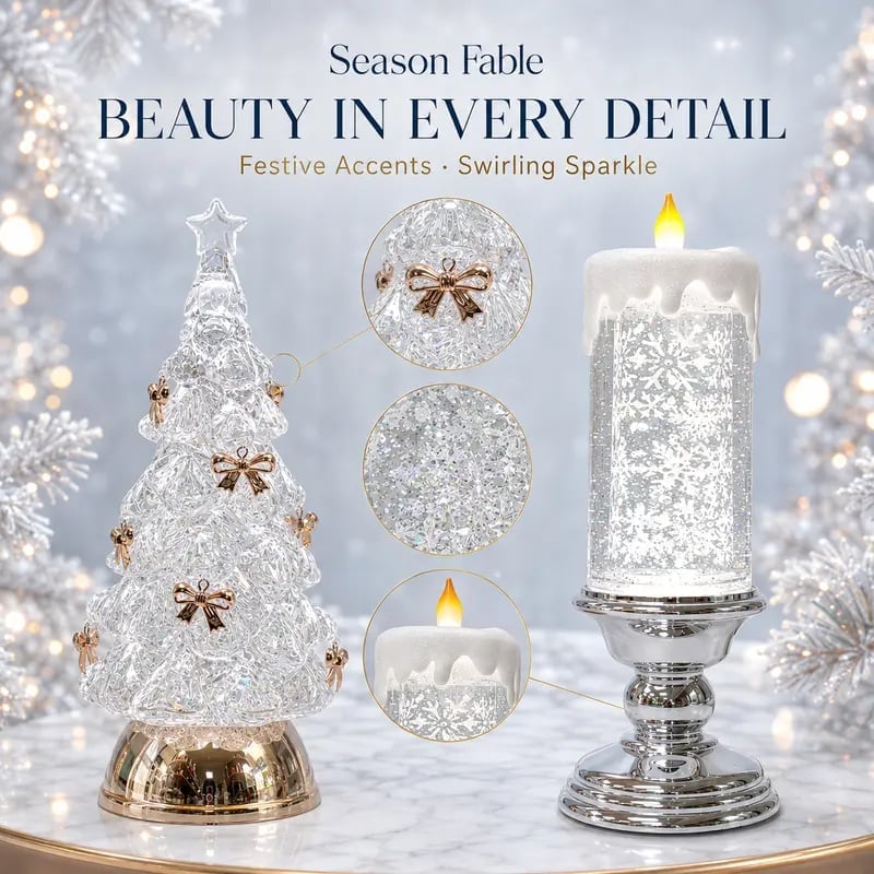 🎄 Musical Christmas Snow Globe Lantern – Glowing Lights & Swirling Snow