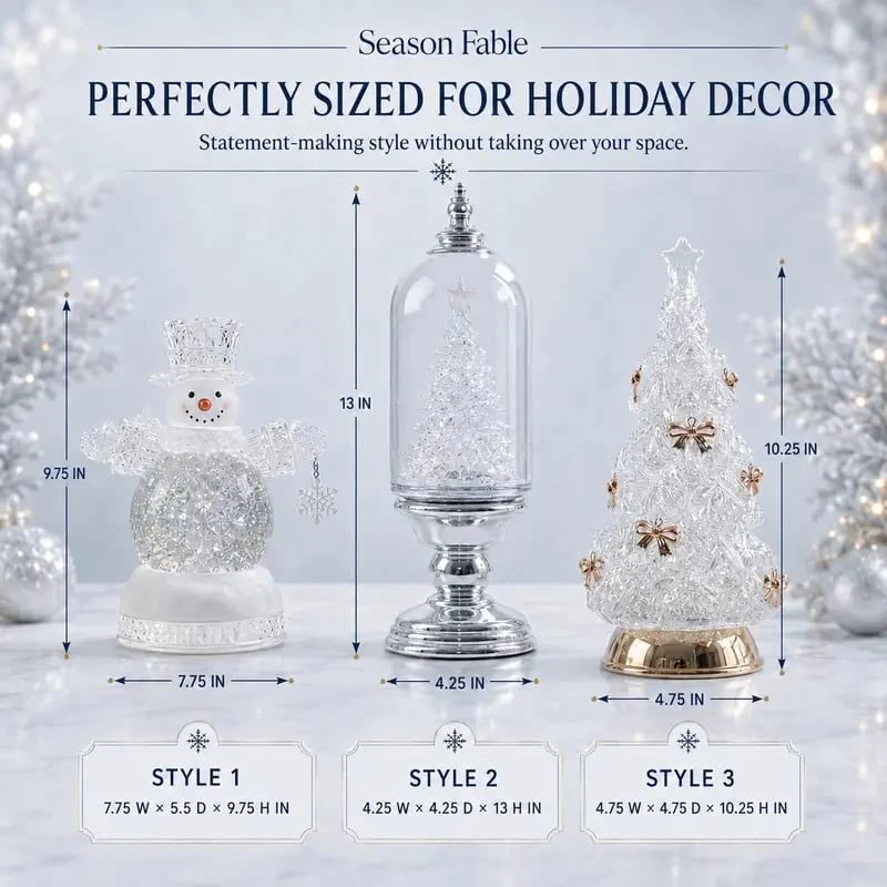 🎄 Musical Christmas Snow Globe Lantern – Glowing Lights & Swirling Snow
