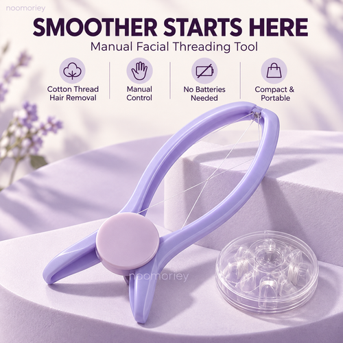 ✨ Manual Facial Threading Tool – Cotton Thread Hair Remover for Women