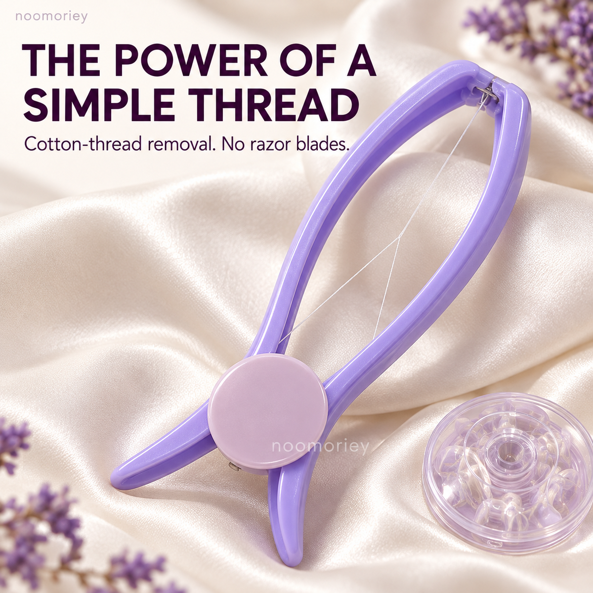 ✨ Manual Facial Threading Tool – Cotton Thread Hair Remover for Women