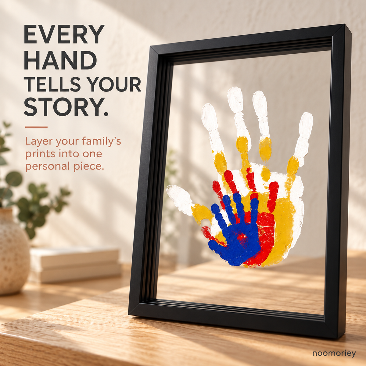 DIY Family Handprint Frame – Personalized Keepsake Gift for Family & Kids