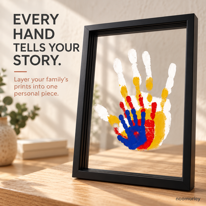 DIY Family Handprint Frame – Personalized Keepsake Gift for Family & Kids