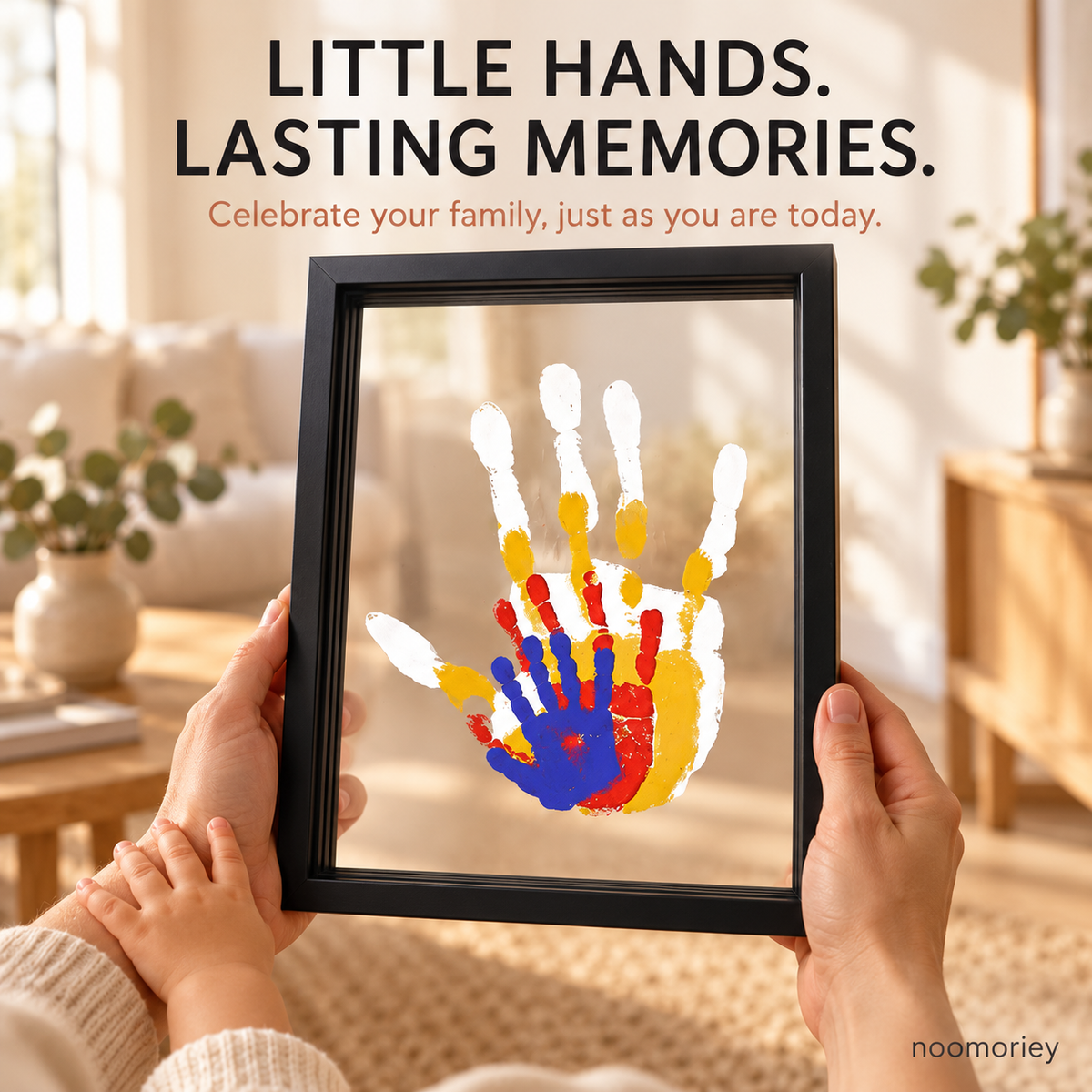 DIY Family Handprint Frame – Personalized Keepsake Gift for Family & Kids
