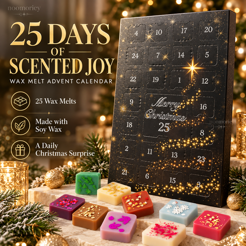 ⏰Only 50 Left!!!🚨—Available While Supplies Last.🎄 25-Day Luxury Wax Melt Advent Calendar – Scented Soy Wax Surprises for Cozy Christmas Moments !!!🎁
