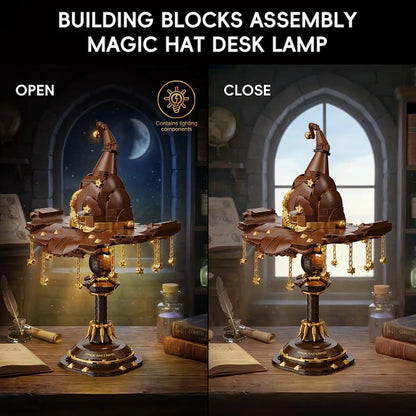 Magic Hat Building Blocks Desk Lamp