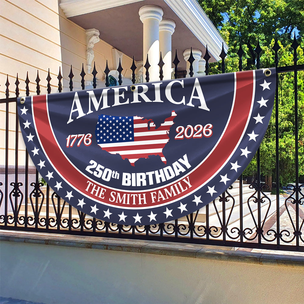 Happy 250 Years Birthday USA Flag | America Anniversary Flag | Patriotic 4th of July Flag | Independence Day House Flag Garden Flag