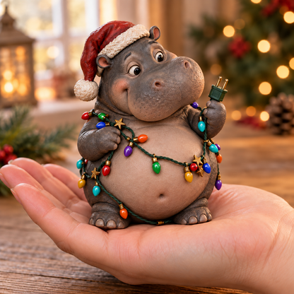 🔥🦛Merry Little Troublemakers – Christmas Hippo Collection