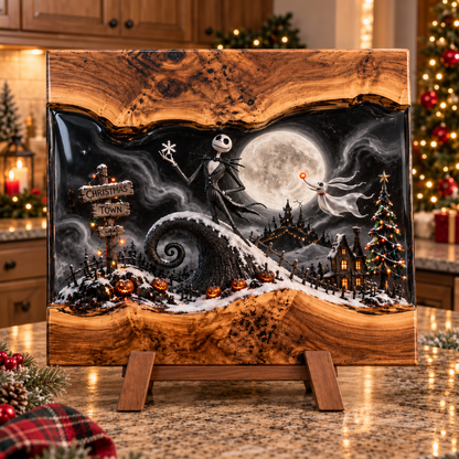Handmade Christmas Cutting Board