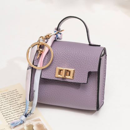 Mini Square Bag Pendant Keychain