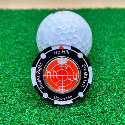 Portable Golf Green Reader & Ball Marker – High-Precision Putting Alignment Tool for Accurate Green Reading