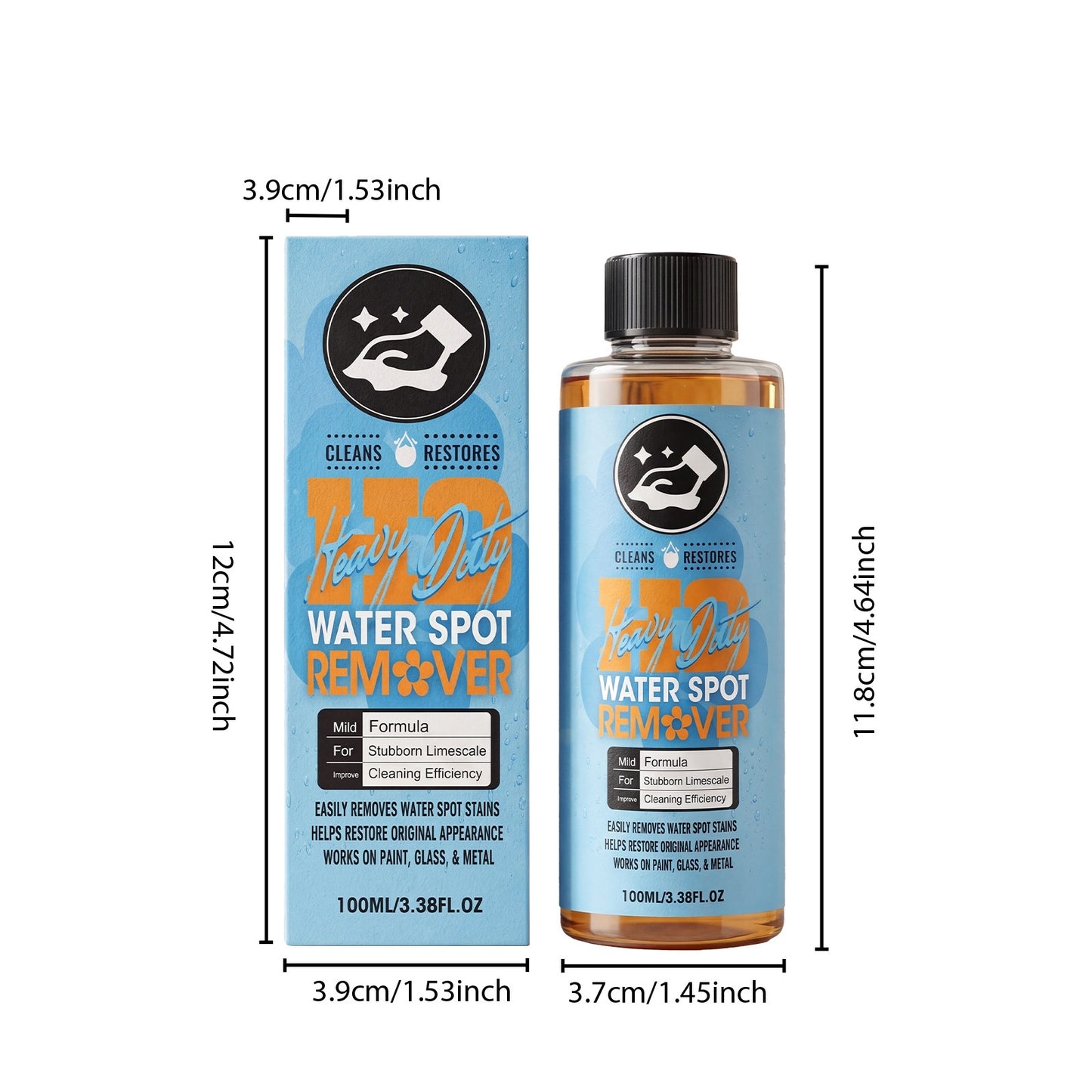 Heavy Duty Water Spot Remover - 16oz Gel Cleaner