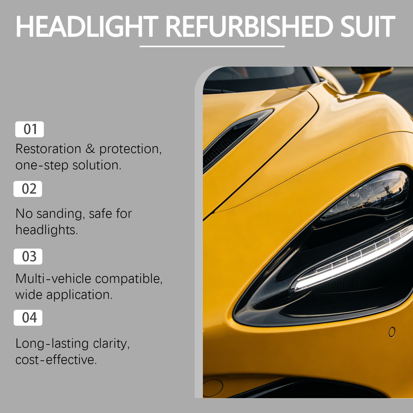 🔥2026 HOT SALE🔥🚘Automotive Headlamp Restoration Fluid