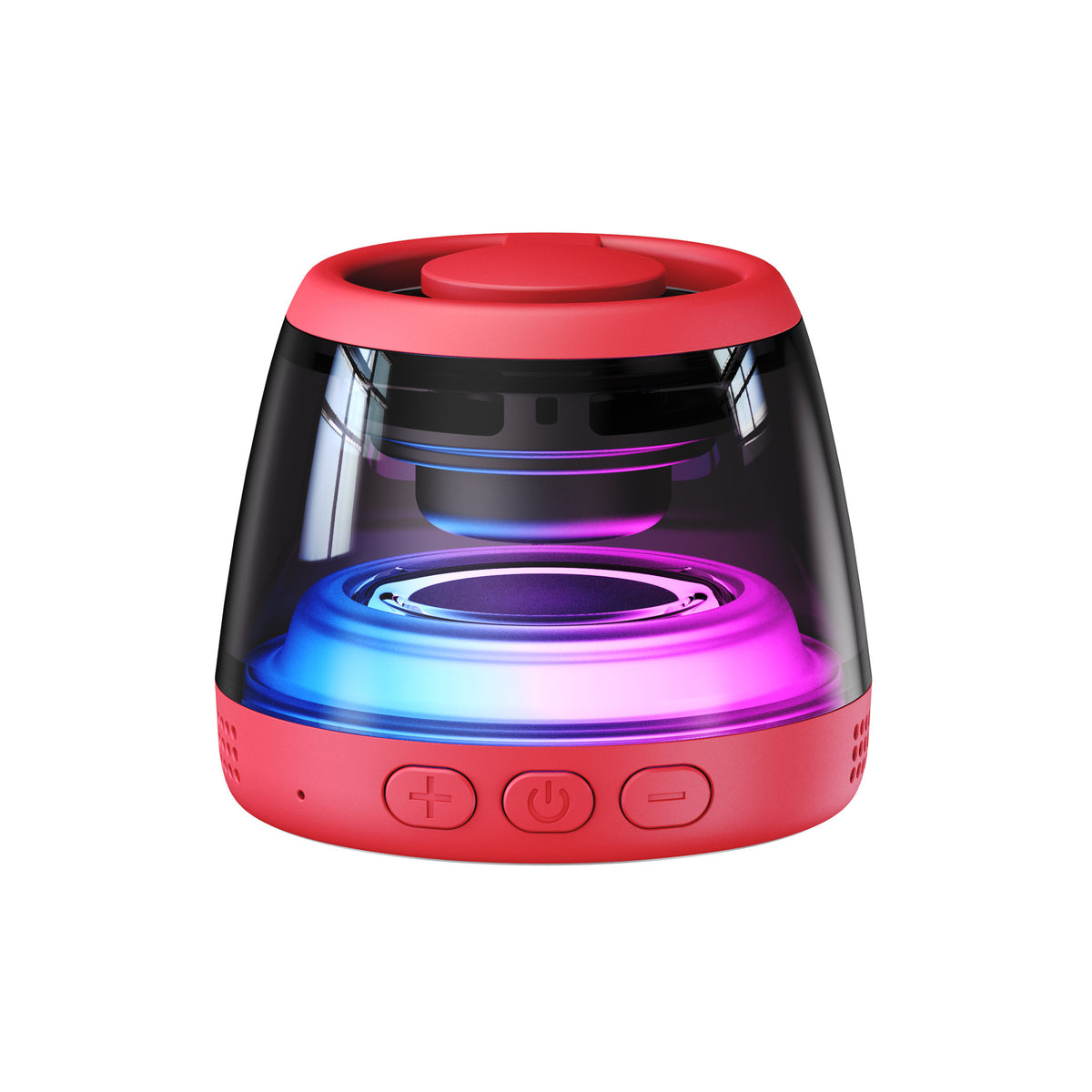 🔊 Monster Mini Bluetooth Speaker – RGB Lights, TWS Stereo & Magnetic Design