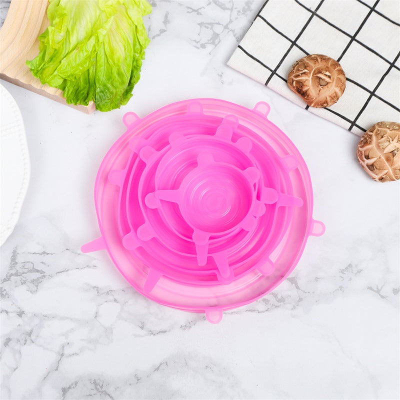 6 Pack Silicone Stretch Lids