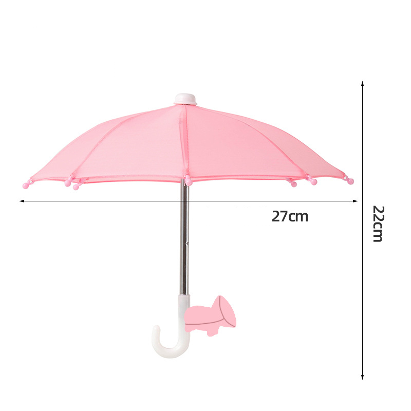 📱☂️Protection Phone Umbrella for Sun Universal Adjustable Piggy Suction Cup Phone Stand with Sun Shade Cover