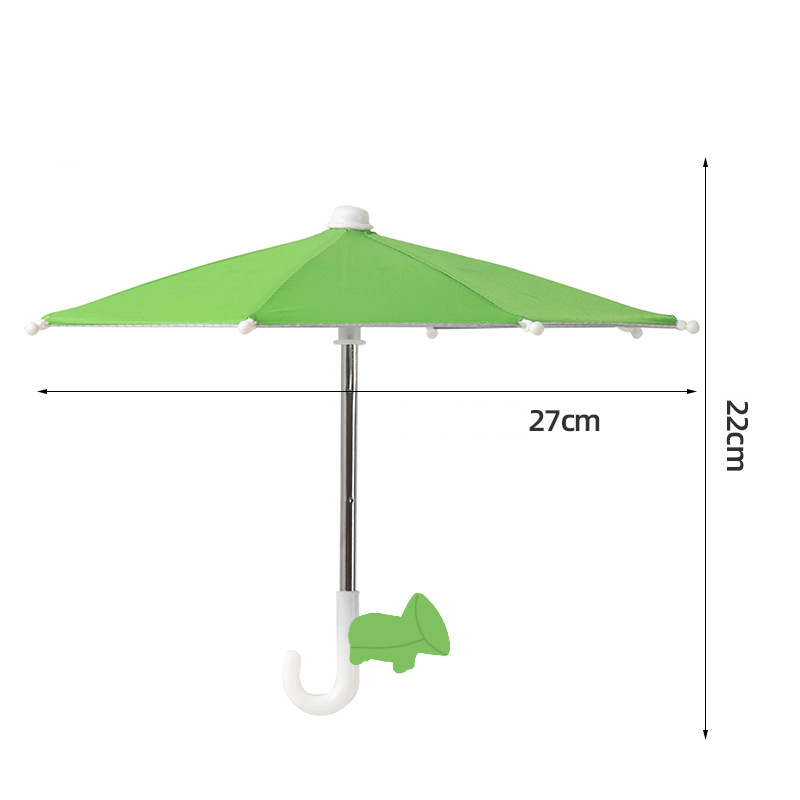 📱☂️Protection Phone Umbrella for Sun Universal Adjustable Piggy Suction Cup Phone Stand with Sun Shade Cover